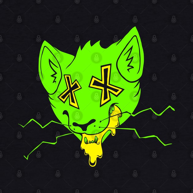 Radioactive Cat by CliffeArts